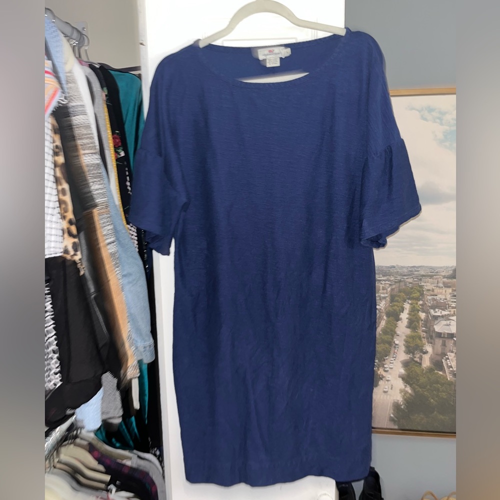 Navy vineyard vines t shirt dress